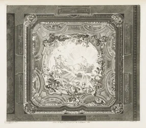 PLAFOND DE PEINTURE; Plafond du même cabinet, 4. Platte
